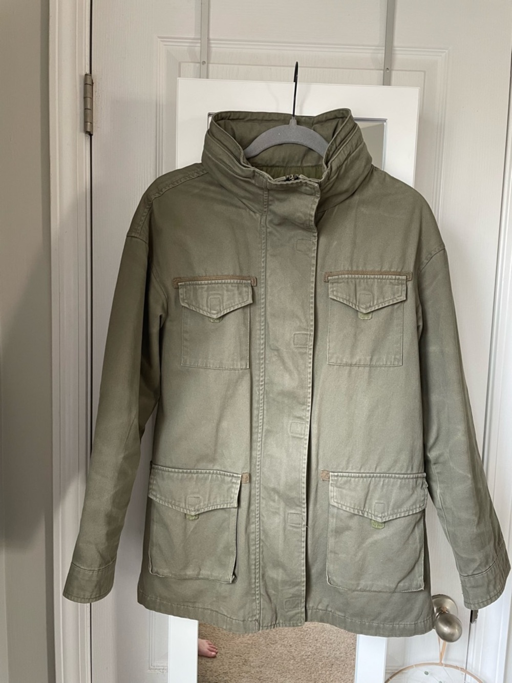 BDG Olive Green Utility Jacket for Women